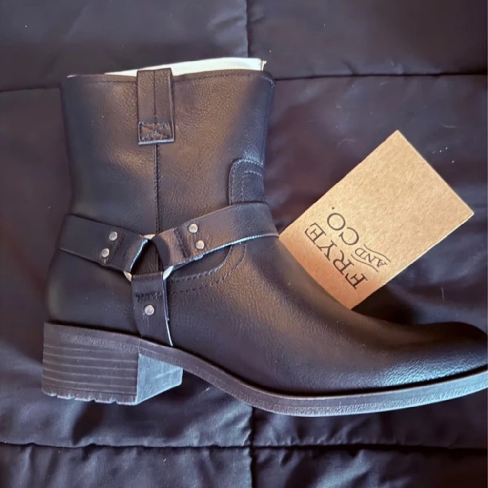 Frye Black Heeled Boots